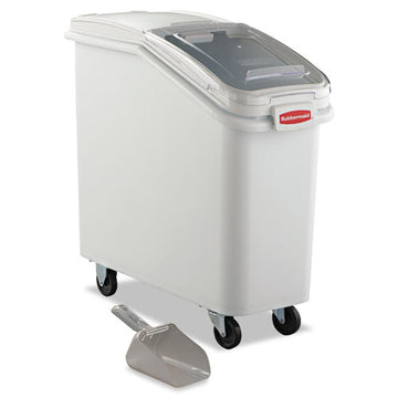 Rubbermaid® Commercial Prosave Mobile Ingredient Bin, 30.86 Gal, 18 X 29.75 X 28, White freeshipping - TVN Wholesale